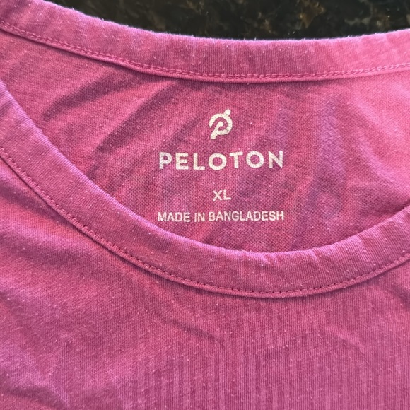 Peleton pink sleeveless tank. Lightly worn. Excellent condition. - Picture 4 of 5
